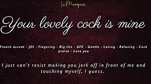 YOUR LOVELY COCK IS MINE - JOI ASMR GFE FRENCH ACCENT.