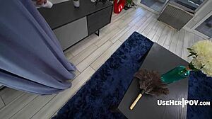 Helping step mom with my cock in POV