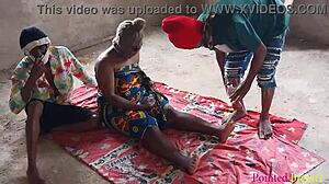 Two Big Tits Cocks Pamper Big Ass Wife in Erotic Backyard Sex!