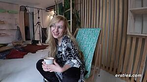 ersties nat invites friends for first lesbian sex