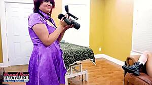 busty pink haired trinity and skinny blonde jackie deepthroat cock with ass to mouth and facial