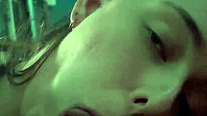 Latina sucking husband until cum in mouth on long car trip