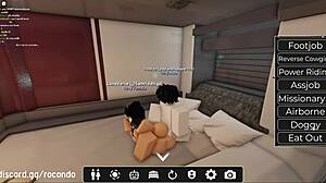 I had a new session with the beautiful bitch in roblox, bending her over for doggystyle
