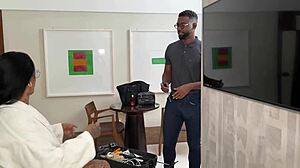 Technician Fucks Me With 23Cm Cock