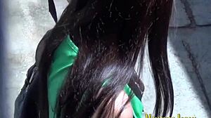 Asian Babes Side Boob Peeped On By Voyeur