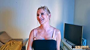 Victoria's Bold Anal Threesome in Lingerie