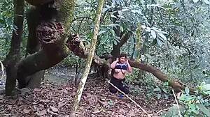 Flashing Pussy in Ecological Park