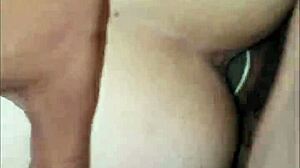 Old Husband Watches Cuckold Wife's Pussy Destroyed By Big Cock Cumshot