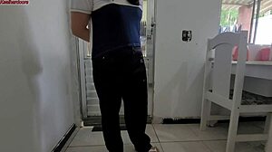 My neighbor always sends her daughter to my place