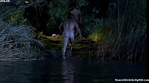 sabine petzl in kommissar rex 1994 summer murder with topless scenes