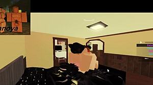 Kids going door to door for candy on Halloween night, saying trick or treat