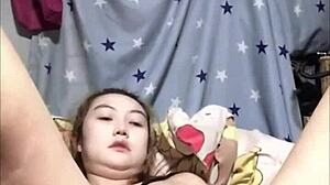 Japon Amatör Mastürbasyonla Çıldırıyor Yoğun Sıvı Fışkırtıyor