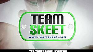 i love watching this tight blonde pussy leak cum after a wild ride