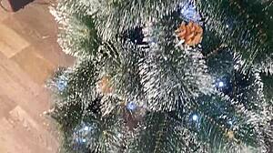 Step Sister Showed Me Her Christmas Costume and Offered Her Holes