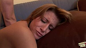 Think this busty tattooed brunette is wild in bed?