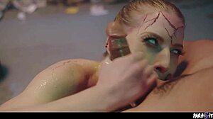 Wild Lesbians Turn Couple Into Slaves With Pussy Eating And Cumshots