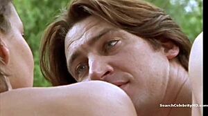 sabine petzl in kommissar rex 1994 summer murder with topless scenes