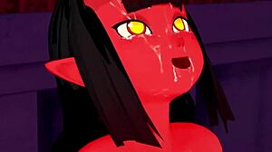 I am meru the succubus, experiencing intense hard sex in this fantasy