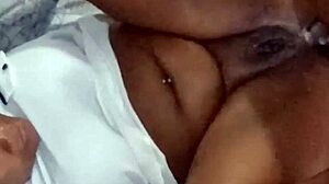 Plump BBW handles blowjob and handjob in an orgy setting.