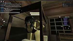fucking a whore in heat roblox studio with big black cock rough 😈