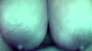 dildo action with my big natural tits bouncing hard