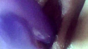 german babe toys wet pussy with dildo post-creampie chat