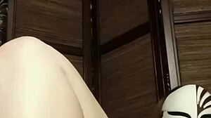 Horny Petite In Pantyhose And Lingerie Teases Big Tits Solo