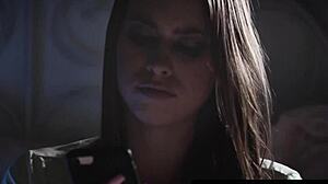 Older man pounds innocent girl bareback savagely