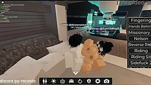 I had a new session with the beautiful bitch in roblox, bending her over for doggystyle