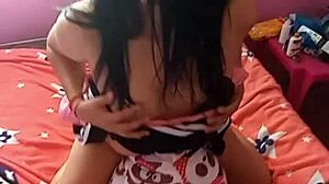 Beautiful Babe Masturbates Alone