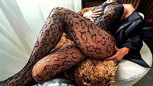 Real photo session with sexy top model