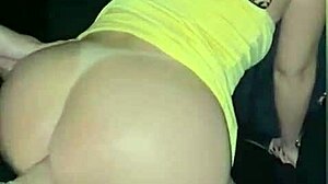 in this tale, the cuckold husband lets his curvy latina wife get pounded doggystyle by a big-cocked guy.