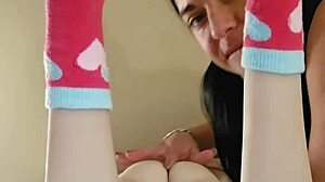 Emy Angel's Intimate Massage Session with Petite Redhead