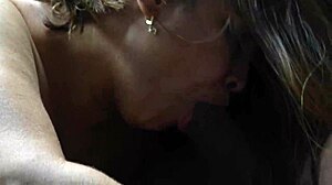 Mature Mommy Swallowing Cum In Dress