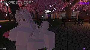 Roblox Girl Fucked Hard in Public Park Setting