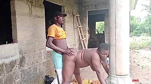 Did The New Electrician Fuck His BBW Madam Outside?