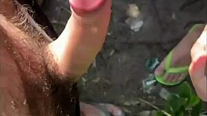 I sucked a stranger masturbating on the trail with dirty talk