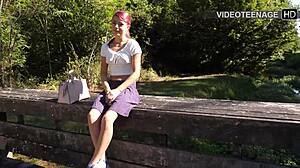 cute 18yo girl does first porn interview!