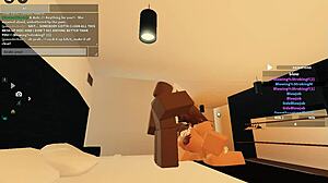 Roblox Porn Blacked with Monster Cock Deepthroat and Rough Anal Group