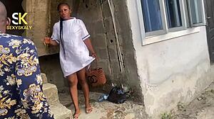 local nurse helps patient with a quick session.