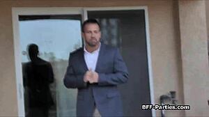 Double Booked House Leads To Wild Foursome With Girlfriend And Friends