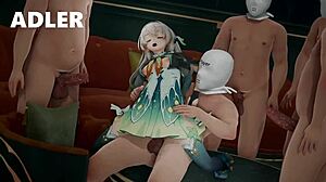 Firefly's Intense Gangbang Passion