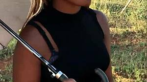 homemade compilation of ebony doggystyle and creampie action