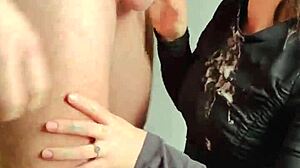She took in the whole dick, a real throat pie