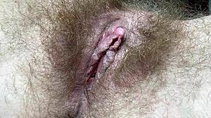 I test new toy on my big clit for intense orgasm closeup