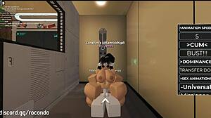 I had a new session with the beautiful bitch in roblox, bending her over for doggystyle