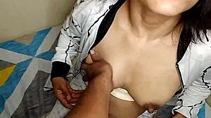 Bhabhi Ji Fingered In Bathroom Then Pussy Fucked