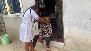 Nurse treated the patient by spreading her legs and showing mercy