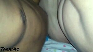 Latina with big ass and natural tits gets cum through her pussy and ass