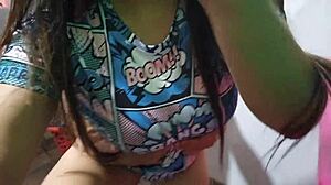 Madrastra Convinces Hijastro For Sex In Husband's Room, Real Porno Agitado